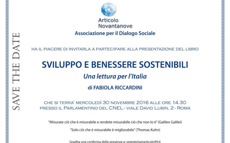  Sustainable Development and Wellbeing: a Reading of Italy